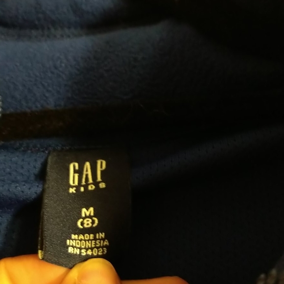 Gap red and blue teddy bear sweater - Picture 3 of 9